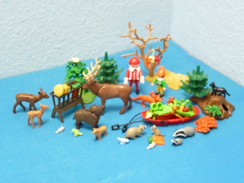 Molti animali della foresta - della,