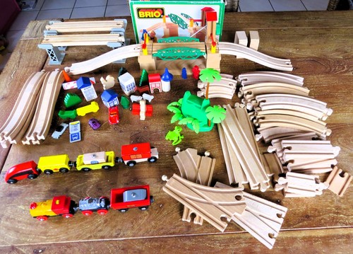 Lotto trenini legno - in, brio