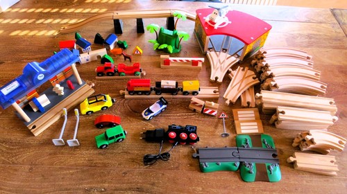 Lotto trenino legno brio - lotto, in